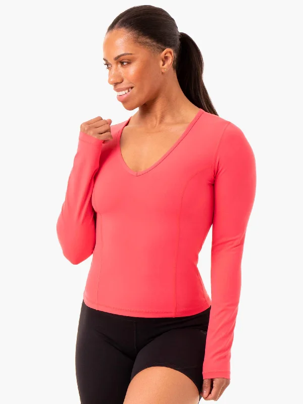 NKD Align Long Sleeve Training Top - Watermelon